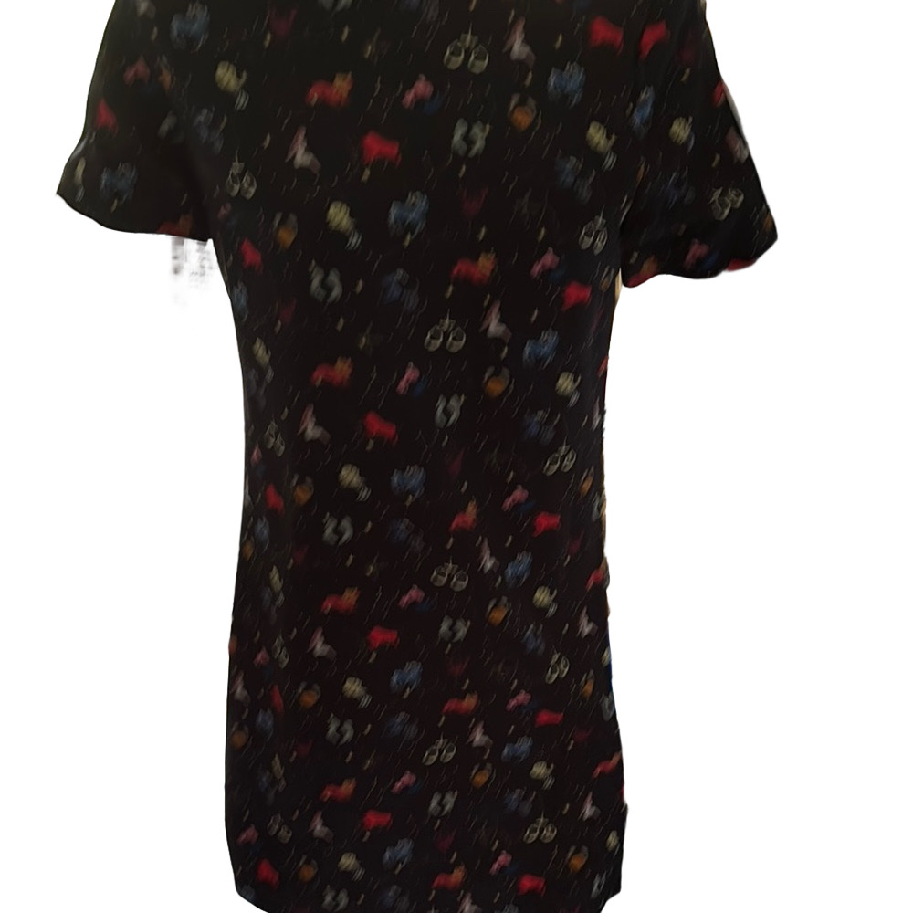 Dior Pixal Zodiac print dress